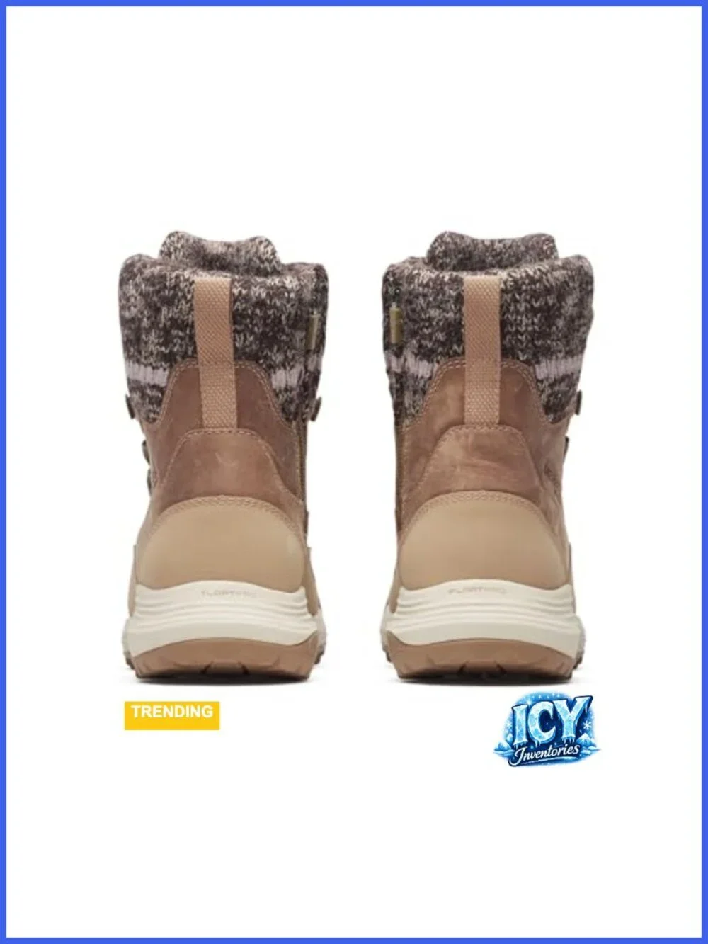 Waterproof Leather Snow Boots with YKK Zipper